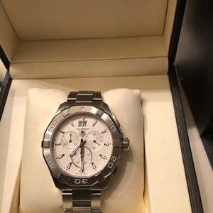 **SALE**43mm Tag Heuer Aquaracer Chronograph Watch